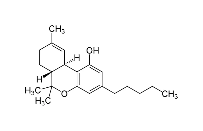 Dronabinol THC Strukturformel