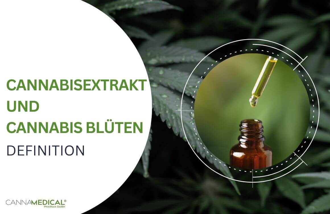 Cannabisextrakt Pipette und Glasfläschchen