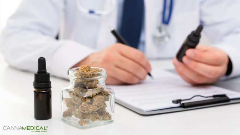 Doktor verschreibt medizinisches Cannabis